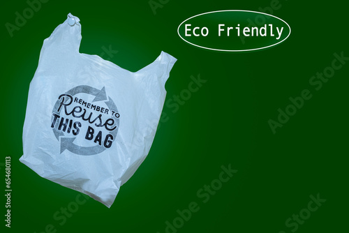 Recycling plastice bag. photo