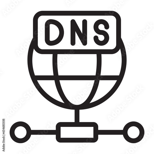 dns line icon