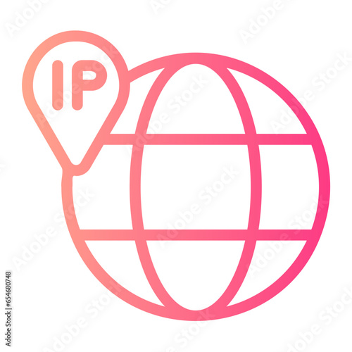ip address gradient icon