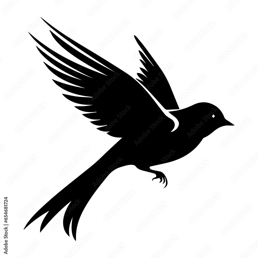 Bird Silhouette Illustration Bird Silhouette Illustration