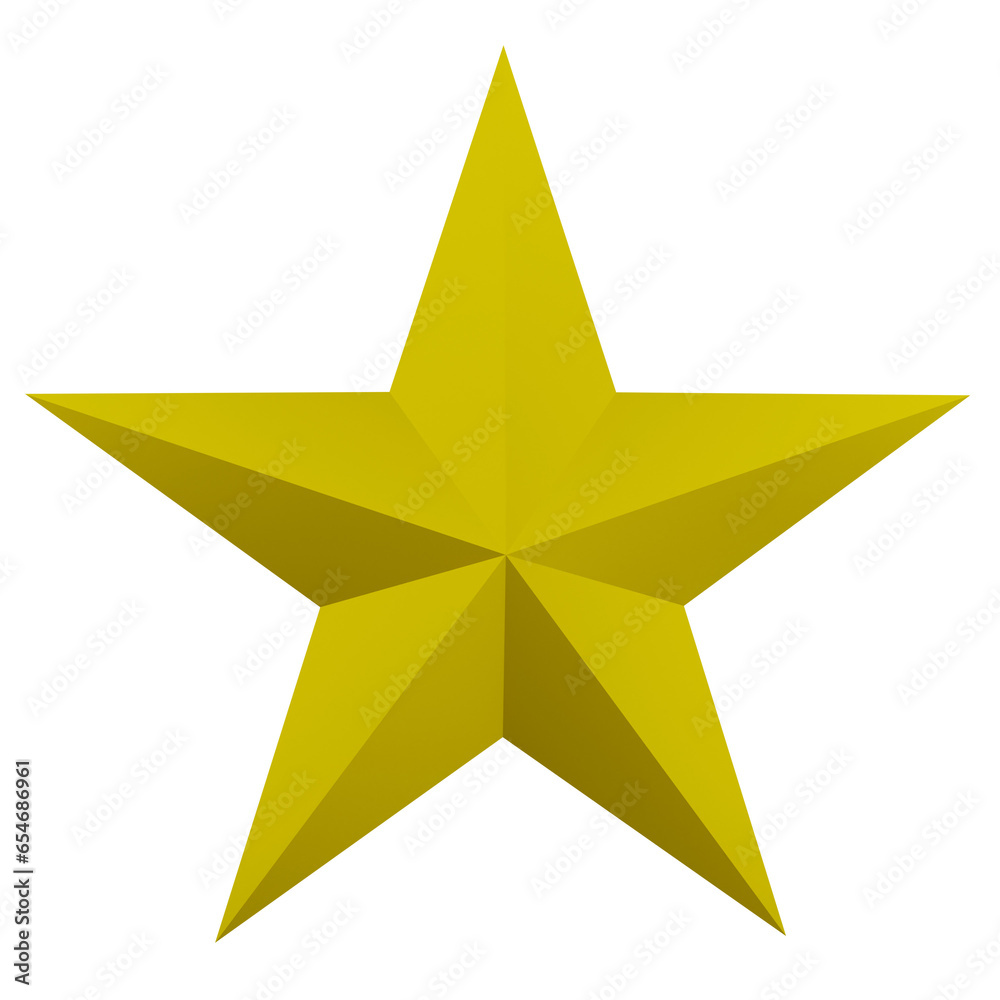 Obraz premium star 3d render