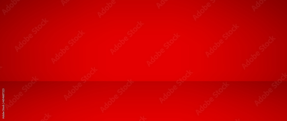 Empty red studio background. Design for displaying product. Empty red studio background. Design for displaying product.