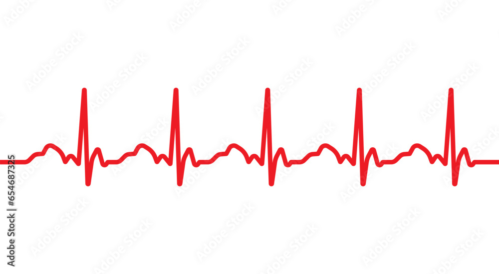 Electrocardiography heartbeat line monitor. Ecg Electrocardiography heartbeat line monitor. Ecg