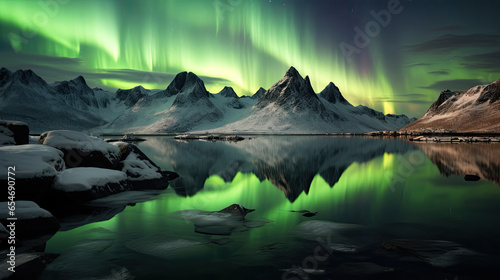 Polar Lights over Norway Polar Light Aurora Borealis