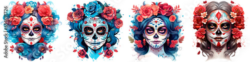 Day of the Dead in Mexico - a holiday with women in beautiful outfits