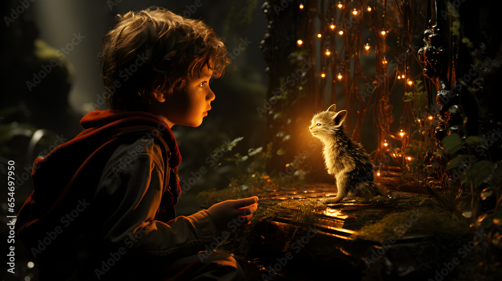 A Bunny's Nocturnal Encounter with Self Reflection and Illumination. Ai generated. A Bunny's Nocturnal Encounter with Self Reflection and Illumination. Ai generated.