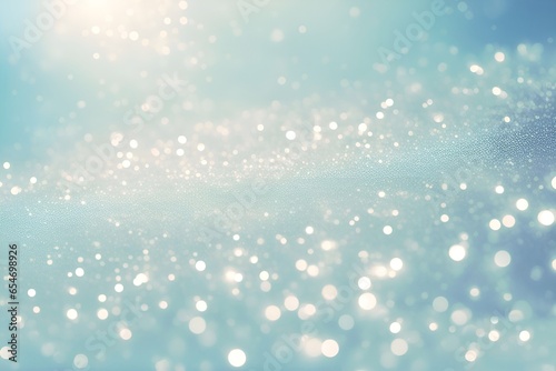 キラキラアクアブルー　テクスチャ背景素材