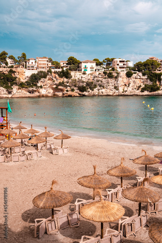 Porto Cristo Strand Mallorca hochkant