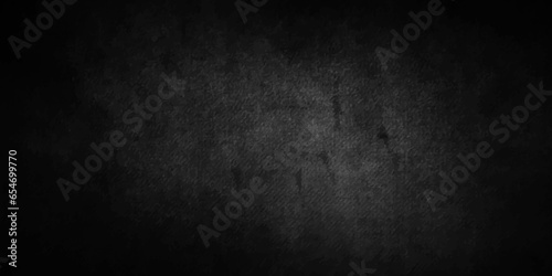 Black stone concrete grunge texture and backdrop background anthracite panorama. grunge and scratched old wall texture cement dirty gray with black background. 
