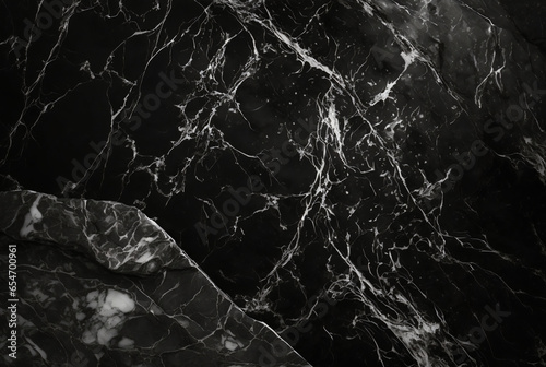 Black marble texture background