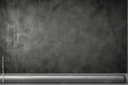 background with chalk board, empty room with chair and blackboard, blackboard with chalk on blackboard © a2graphics