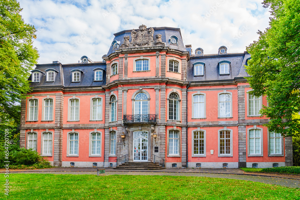 The Goethe museum housed in the Jagerhof castle in Dusseldorf, North Rhine Westphalia, Germany