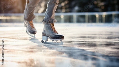 Ice Skating. Elegance and precision on icy surfaces