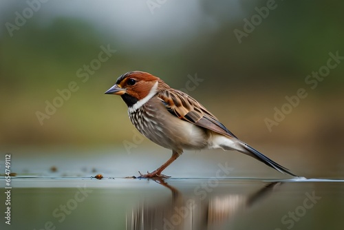 female house sparrow passer domesticus © Adeel