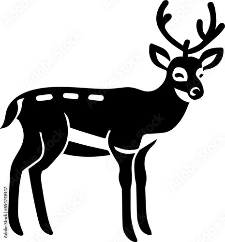 Fallow deer icon 7