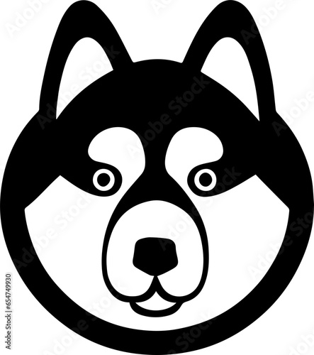 Eskimo dog icon 3 photo