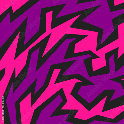 Abstract background with geometric sharp and spike line pattern