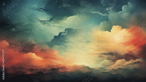 sky and clouds background