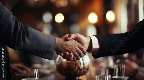 people shaking hands HD 8K wallpaper Stock Photographic Image