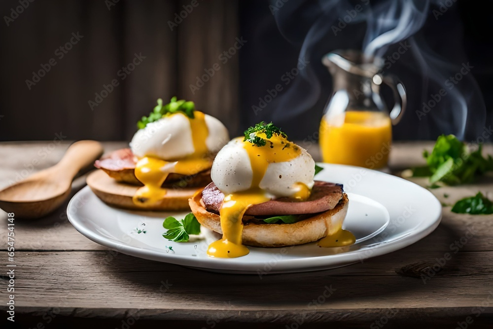 Easter eggs on bread Easter eggs on bread