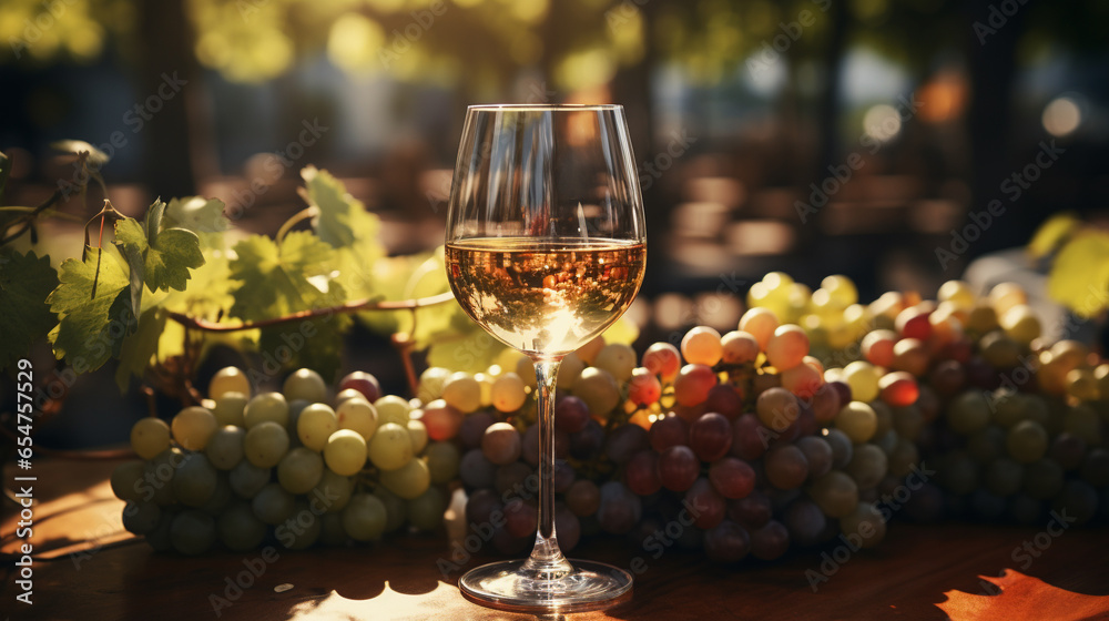 glass of wine HD 8K wallpaper Stock Photographic Image