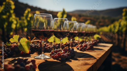 glass of wine HD 8K wallpaper Stock Photographic Image