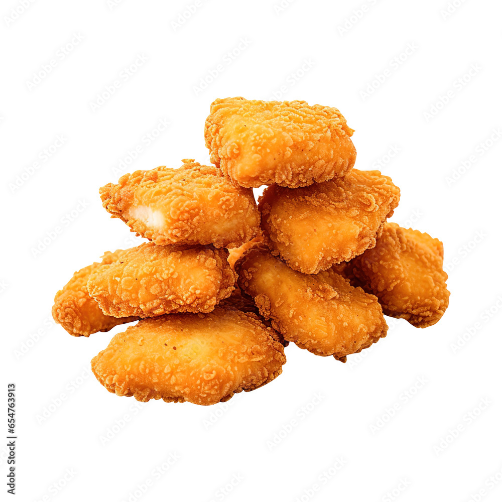 fried chicken nuggets isolated on transparent background Remove png, Clipping Path fried chicken nuggets isolated on transparent background Remove png, Clipping Path