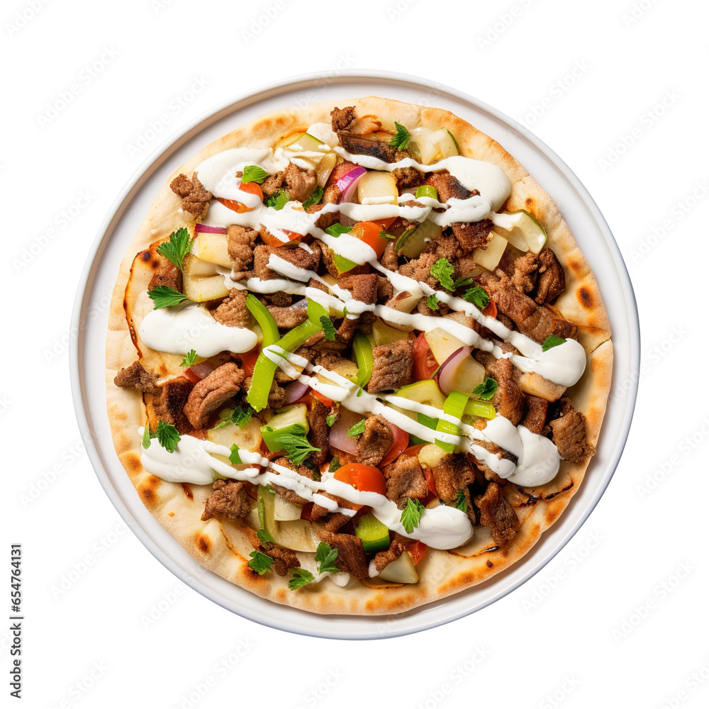 pizza shawarma isolated on transparent background Remove png, Clipping ...