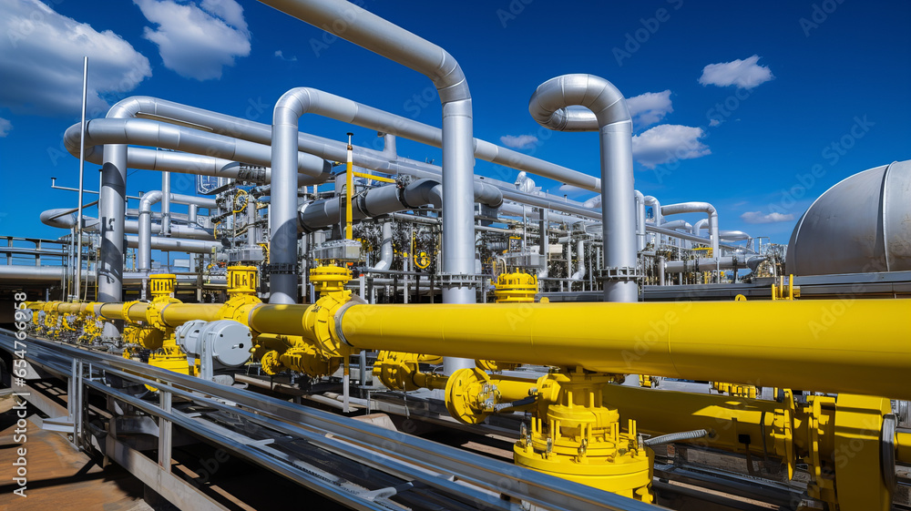 Gas transmission facility infrastructure. Generative AI Gas transmission facility infrastructure. Generative AI