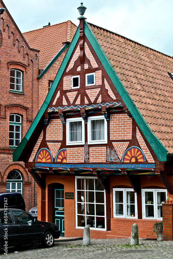 Fototapeta premium Old Lauenburg Houses