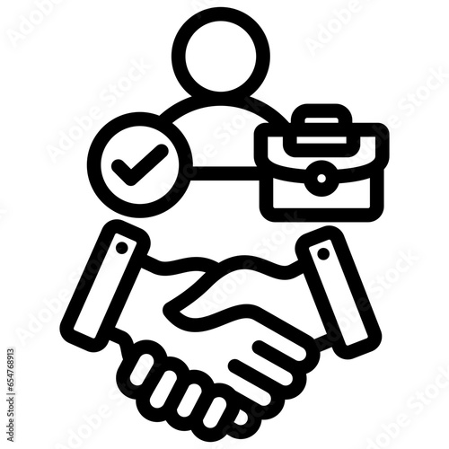 Succession Planning Outline Icon