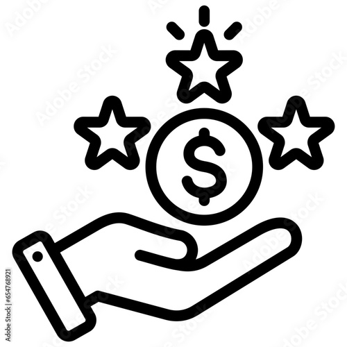 Bonuses Outline Icon