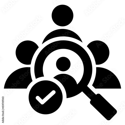 Candidate Selection Glyph Icon