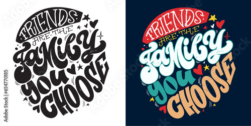 Inspirational quote hand drawn doodle lettering, Modern calligraphy. T-shirt design, tee print, mug print.