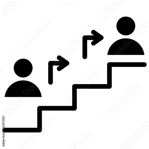 Succession Planning Glyph Icon