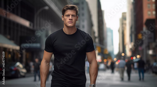 Male model in the street