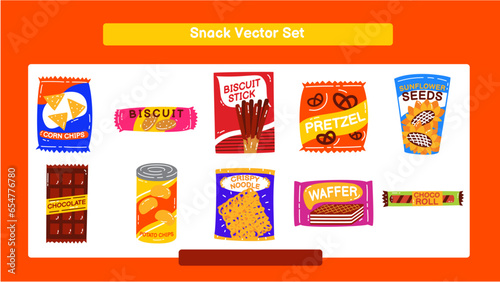 Snack Vector Collection Set