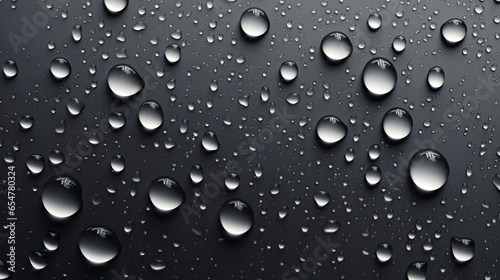 A pattern of drops of water