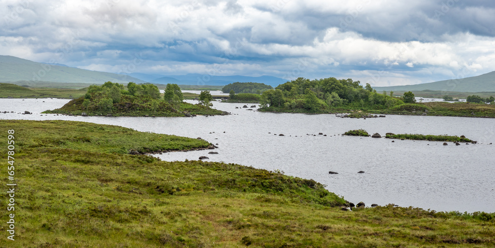 Boggy land of Rannoch moor, Scotland