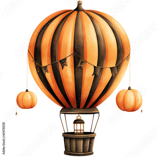 Wallpaper Mural Halloween Hot air Balloon Torontodigital.ca