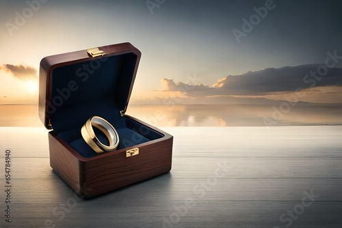 wedding rings in a box © Humaira