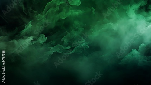 Green smoke on the floor. Isolated texture overlays background 