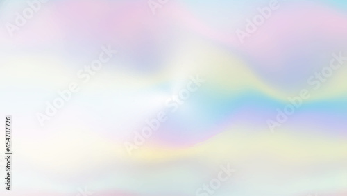 Blurry abstract iridescent holographic foil background. Holographic neon background. Wallpaper hologram abstract gradient