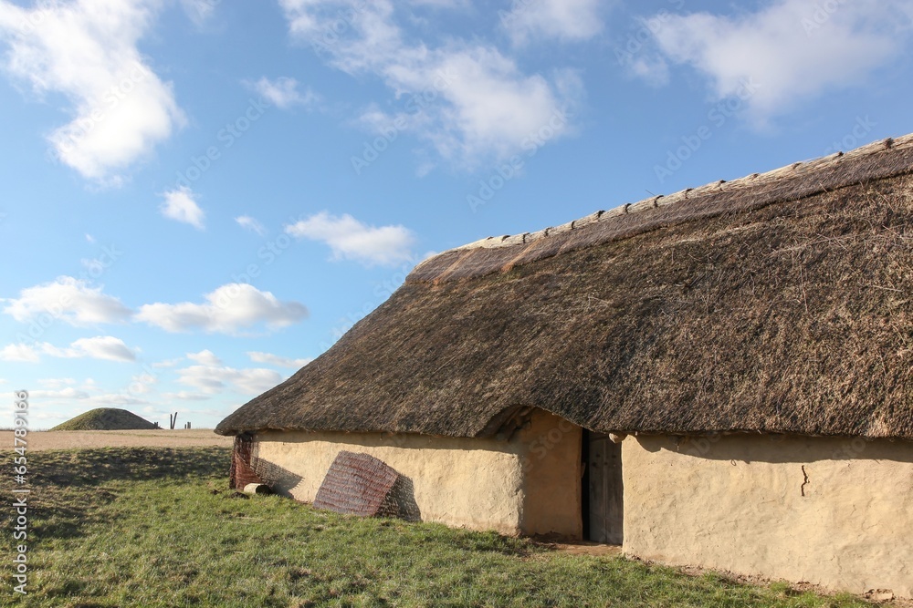 House from Bronze age period in Borum Eshoj, Denmark House from Bronze age period in Borum Eshoj, Denmark