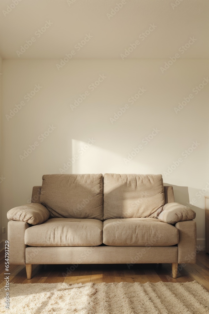 modern living room, minimalist still life, real life, modern sofa, simple background