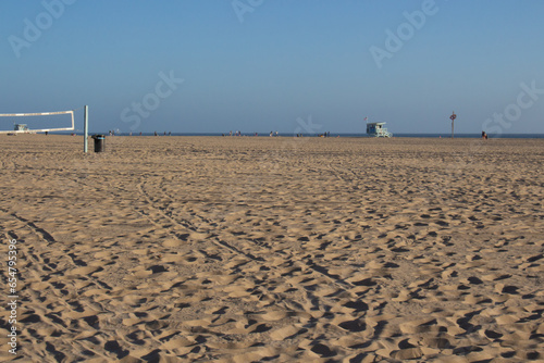 Los Angeles, USA, June 21, 2022: Located to the west of Downtown, Santa Monica State Beach is a landmark as well as one of the best examples of the famous beaches of sunny southern California.