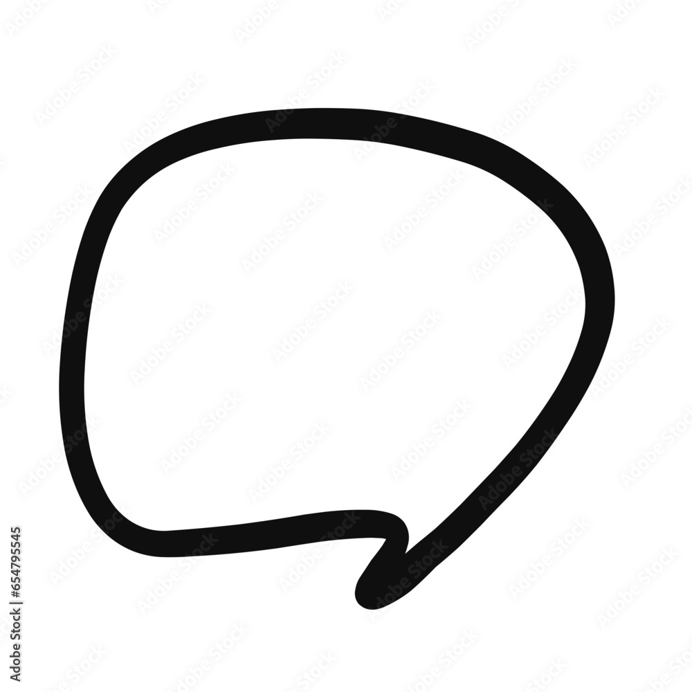 Doodle Bubble Outline Dialog Doodle Bubble Outline Dialog