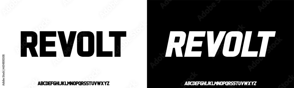 Fototapeta premium Modern Bold Font. Regular Italic. Typography urban style alphabet fonts for fashion, sport, technology, digital, movie, logo design, vector illustration