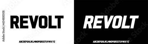 Modern Bold Font. Regular Italic. Typography urban style alphabet fonts for fashion, sport, technology, digital, movie, logo design, vector illustration