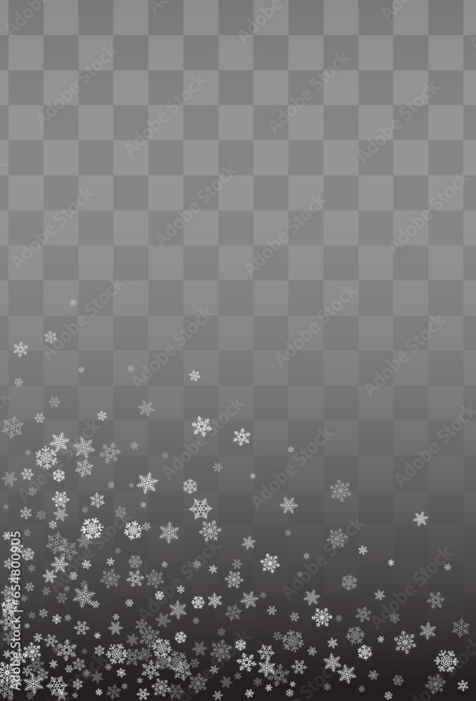 White Snowfall Vector Burgundy Background. White Snowfall Vector Burgundy Background.